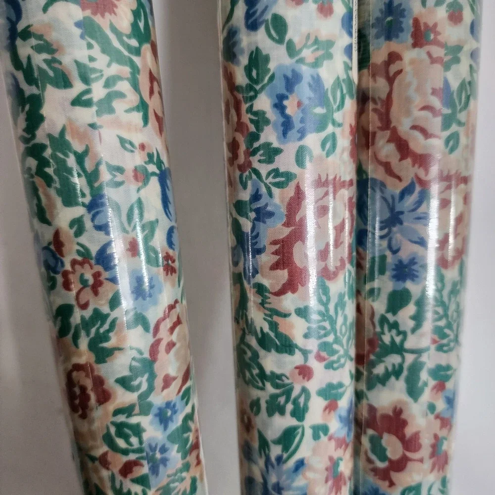 Vintage 90s Rubbermaid Shelf Liner 3 Rolls 20 in 8.3 SQ Feet Pastel Floral